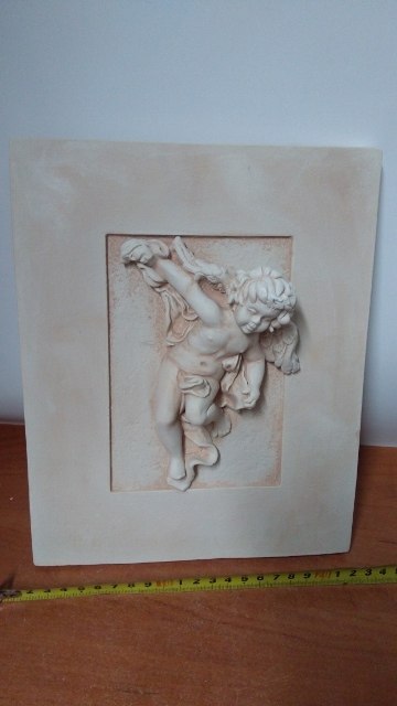 Obraz anioł w obłokach patyna | 3283