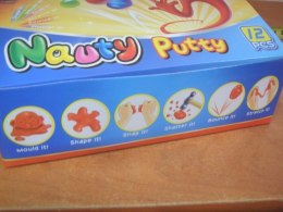 Plastelina skacząca 12szt. w jajku | W161102164