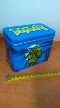 Przybornik puszka metalowa Żółwie Ninja 10x14x8