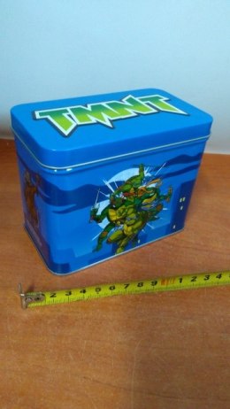 Przybornik puszka metalowa Żółwie Ninja 10x14x8