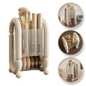 Organizer na pędzle, kosmetyki kremowy 20cm x 12cm CB59