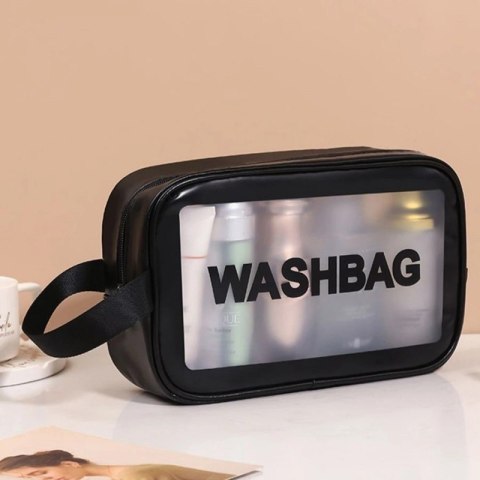 Zestaw kosmetyczek 3w1 przenośna kuferek 3 rozmiary Czerń KS83CZ