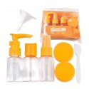 Zestaw pojemniczków i akcesoriów podróżnych 7w1 KS122POM