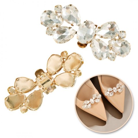 Klipsy do butów z kryształkami 2 szt. KDB54