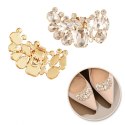 Klipsy do butów z kryształkami i cyrkoniami 2 szt. KDB55