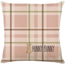 Lniana poszewka na poduszkę 45 x 45 cm HAPPY BUNNY POD215