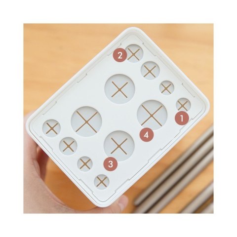 Organizer na pędzle, Pojemnik do suszenia 12 szt. pędzli 22 x 10,5 x 8 cm CB71R