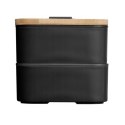 Śniadaniówka LUNCH BOX ze sztućcami, bambus 18,5 x 10,5 x 9,3 cm PJM43