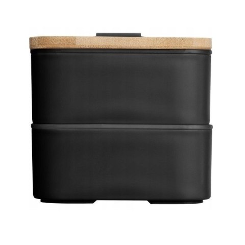 Śniadaniówka LUNCH BOX ze sztućcami, bambus 18,5 x 10,5 x 9,3 cm PJM43