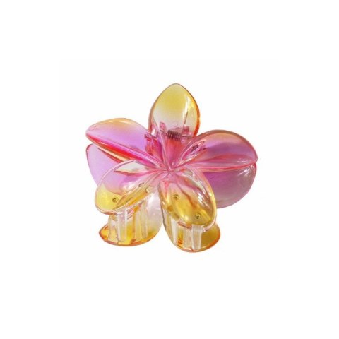 Spinka do włosów klamra XL kwiat OMBRE lato 7,5 x 8cm SP322