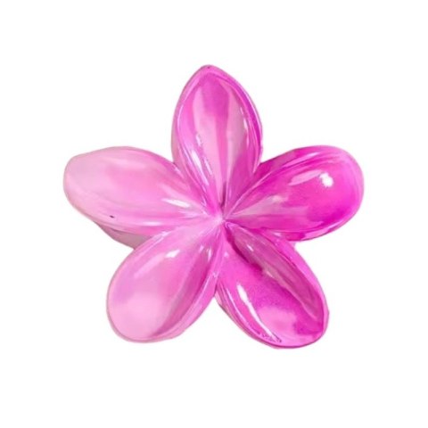 Spinka do włosów klamra XL kwiat OMBRE różowa lato 7,5 x 7,5cm SP380