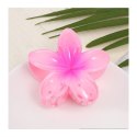 Spinka do włosów klamra XL kwiat różowy ombre 7,5x8cm SP286