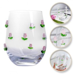 Szklanka termiczna, tulipany 500 ml 1szt - SZK130