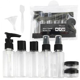Zestaw pojemniczków i akcesoriów podróżnych 9w1 KS136CZ