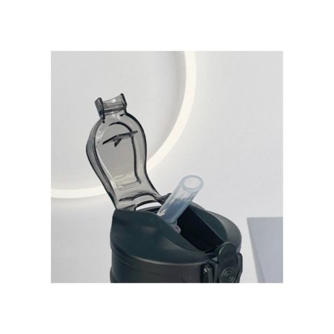 Butelka na wodę, sportowy bidon matowy 750ML czarny ECARLA SPORTS BD48