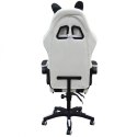 Fotel gamingowy obrotowy PANDA z podnóżkiem i z masażerem KIDS ZONE KO34