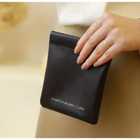 Organizer na wkładki higieniczne, elegancka saszetka do torebki, ekoskóra ORM34CZ