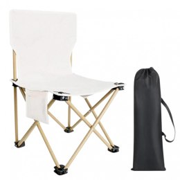 Składane krzesło turystyczne, kempingowe, wędkarskie z kieszonką KRT12K