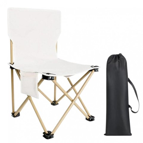 Składane krzesło turystyczne, kempingowe, wędkarskie z kieszonką KRT12K