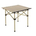 Składany stół cateringowy, turystyczny, piknikowy 53 x 51 cm beżowy SC10JBR