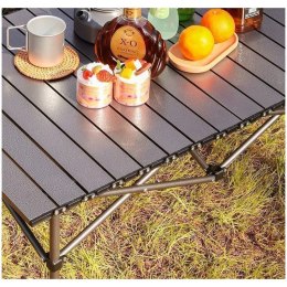 Składany stół cateringowy, turystyczny, piknikowy 53 x 51cm brązowy SC10BR