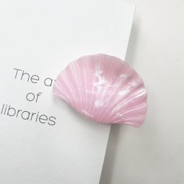 Spinka do włosów klamra MUSZLA XL marmurek 8,5 x 5,7 cm SP422