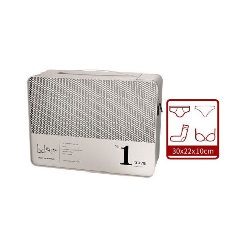 Zestaw podróżny 7 szt kosmetyczek saszetek organizerów czarnych KS142CZ