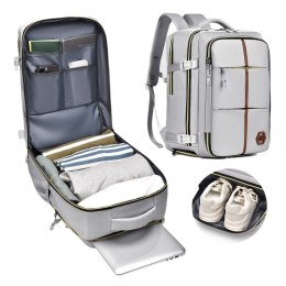 Plecak podróżny, kabinowy do samolotu, wodoodporny, 42x28x21cm PL180