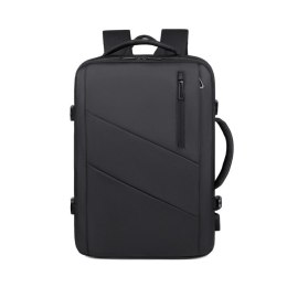 Plecak podróżny, kabinowy do samolotu, wodoodporny, wejście USB 42x28x21cm PL182