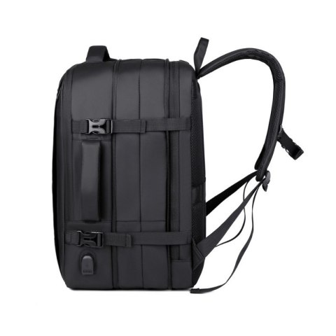 Plecak podróżny, kabinowy do samolotu, wodoodporny, wejście USB 42x28x21cm PL182