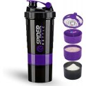 Shaker sportowy, bidon Twist Off do odżywki białkowej z sitkiem 500ML BD55FIO