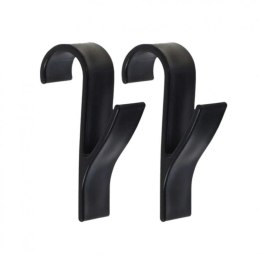 Wieszak, uchwyt, haczyk na grzejnik, prysznic, czarny komplet 2 SZT U16CZZESTAW2