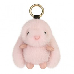 Brelok do kluczy Króliczek puchaty różowy BRL340R