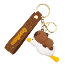 Brelok do kluczy kapibara z gąską CAPYBARA BRL378
