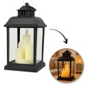 Lampion dekoracyjny LED z imitacją świec 12 x 23 cm - LAMP54WZ2