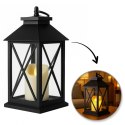 Lampion dekoracyjny LED z imitacją świecy 14 x 30 cm - LAMP56WZ1