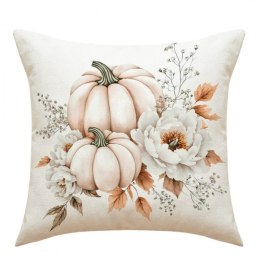 Poszewka na poduszkę 45x45cm piękny druk jesień, dynie - POD239