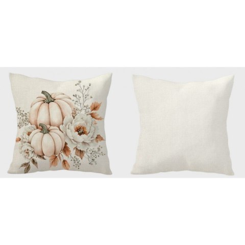 Poszewka na poduszkę 45x45cm piękny druk jesień, dynie - POD240