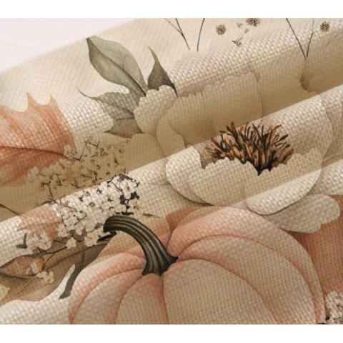 Poszewka na poduszkę 45x45cm piękny druk jesień, dynie - POD240