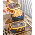 Śniadaniówka LUNCH BOX ze sztućcami 21 x 14,5 x 8cm granat PJM44GRAN