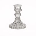 Świecznik dekoracyjny, szklany Glamour 10 cm - SW11