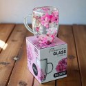 Szklanka termiczna z kwiatami w środku 300ml 1szt SZK187