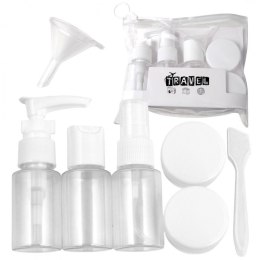 Zestaw pojemniczków i akcesoriów podróżnych 7w1 KS122B