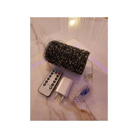 Zewnętrzne/wewnętrzne lampki choinkowe drucik 500 LED 50m, Multikolor LAMP36MULTI