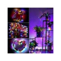 Zewnętrzne/wewnętrzne lampki choinkowe drucik 500 LED 50m, Multikolor LAMP36MULTI