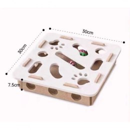 Filcowa logiczna zabawka dla kota, piłeczki z dzwonkami, labirynt, do ćwiczeń KOT28