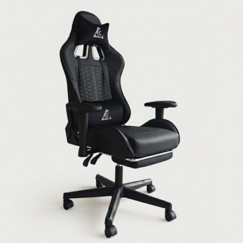 Fotel gamingowy obrotowy EvoChair z masażerem i regulowanymi podłokietnikami KO45CZ