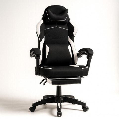 Fotel gamingowy obrotowy VECTOR z masażerem i podnóżkiem KO48B