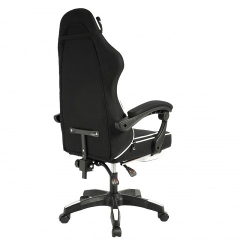 Fotel gamingowy obrotowy VECTOR z masażerem i podnóżkiem KO48B