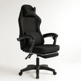 Fotel gamingowy obrotowy VECTOR z masażerem i podnóżkiem KO48CZ